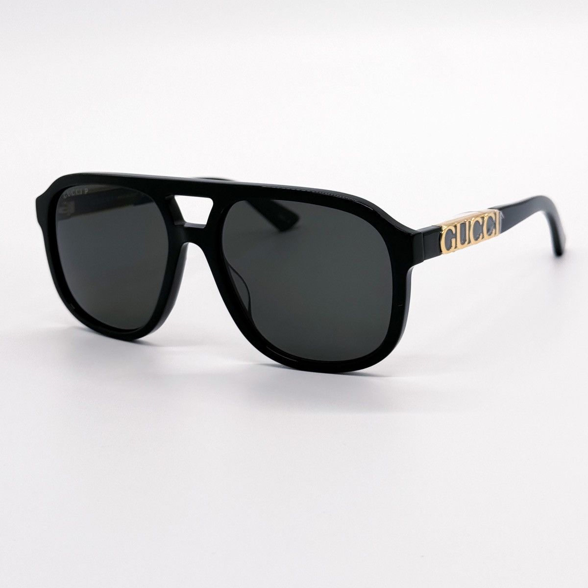 NEW GUCCI GG1188S 001 AVIATOR BLACK UNISEX SUNGLASSES GUCCI - 4