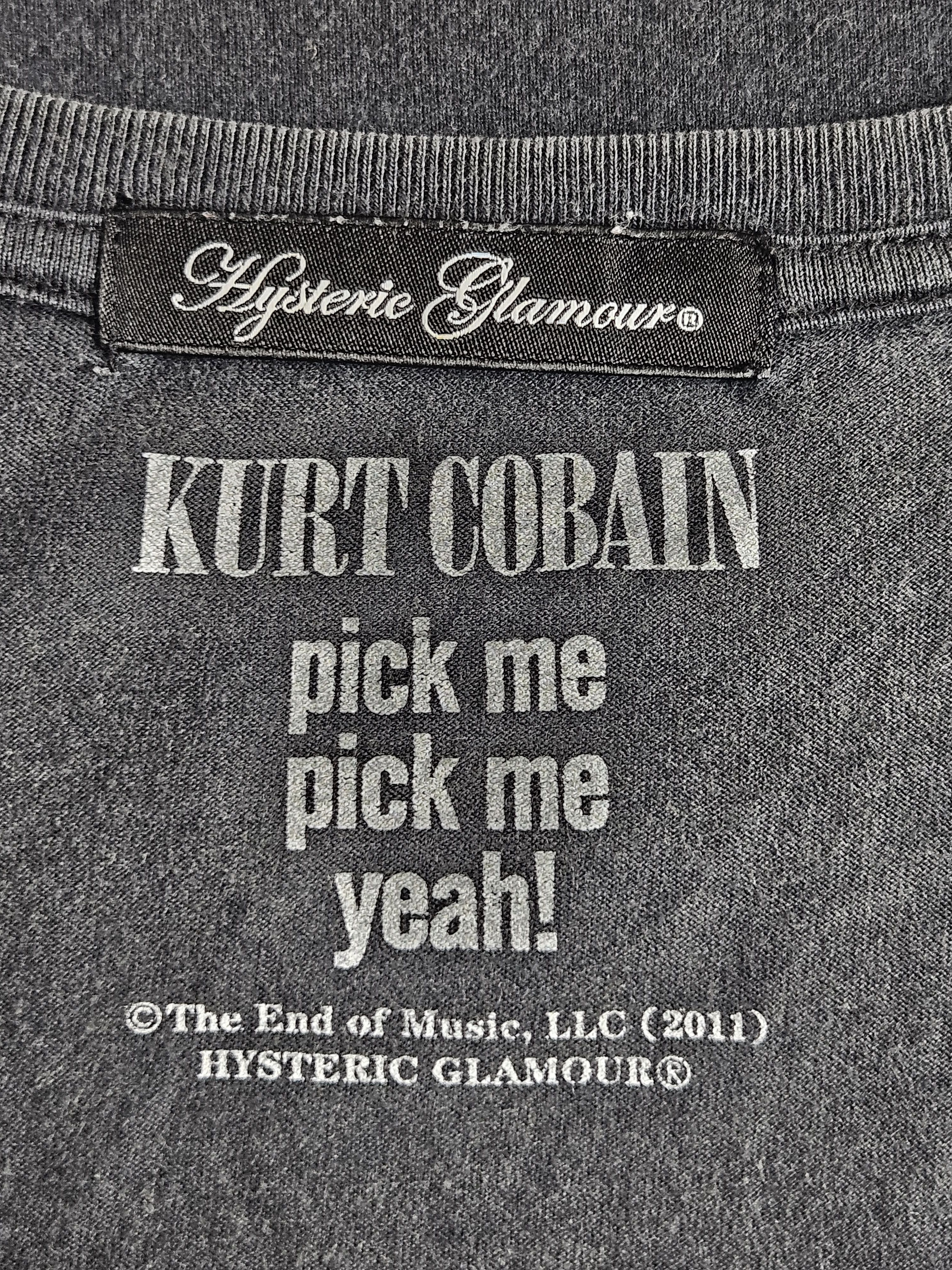 Hysteric Glamour Kurt Cobain Nirvana Pick Me Yeah Shirt - 4
