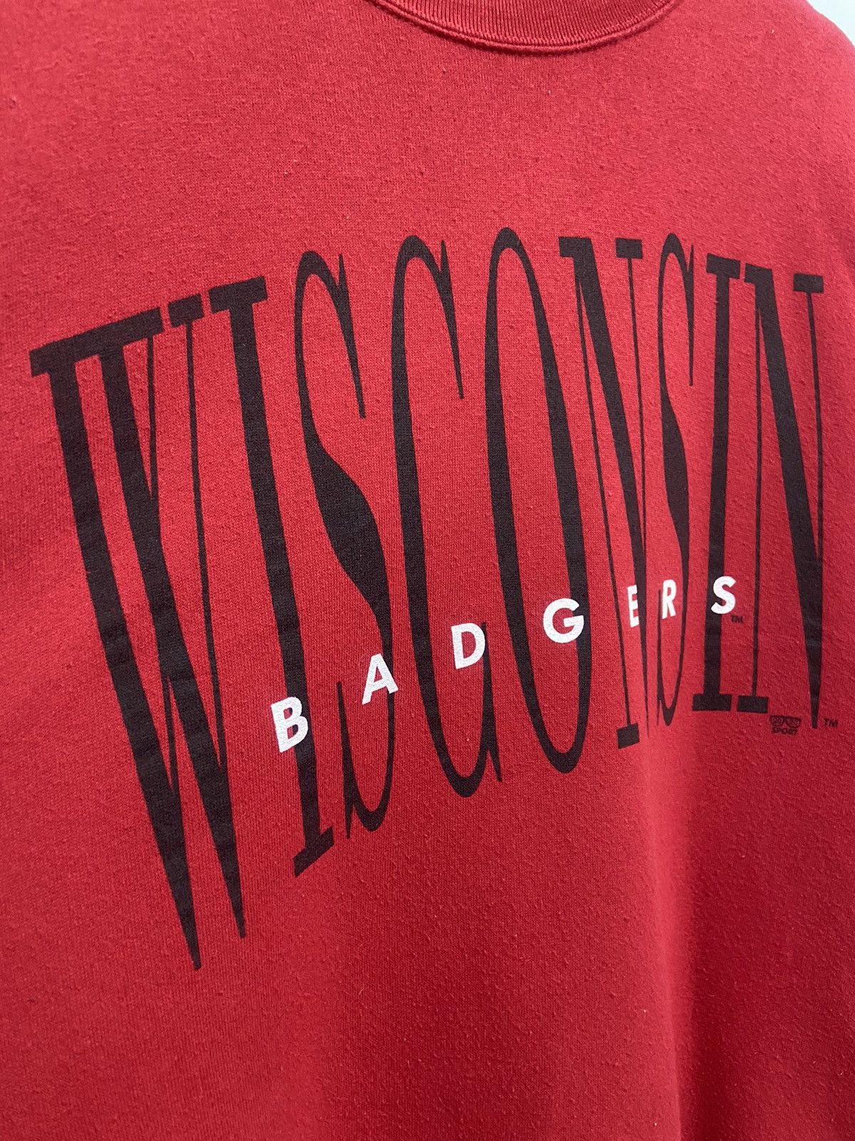 Vintage 90s Wisconsin Badgers Oversized Sweatshirt - 4