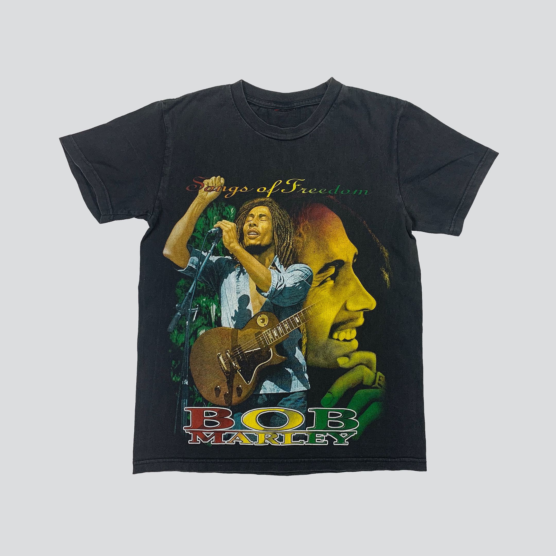 Vintage Bob Marley Rap Shirt Songs Of The Freedom Bob Marley Memorable Tee Size M 90s Tee 1990s Bob Marley Men Shirt Women Shirt - 1