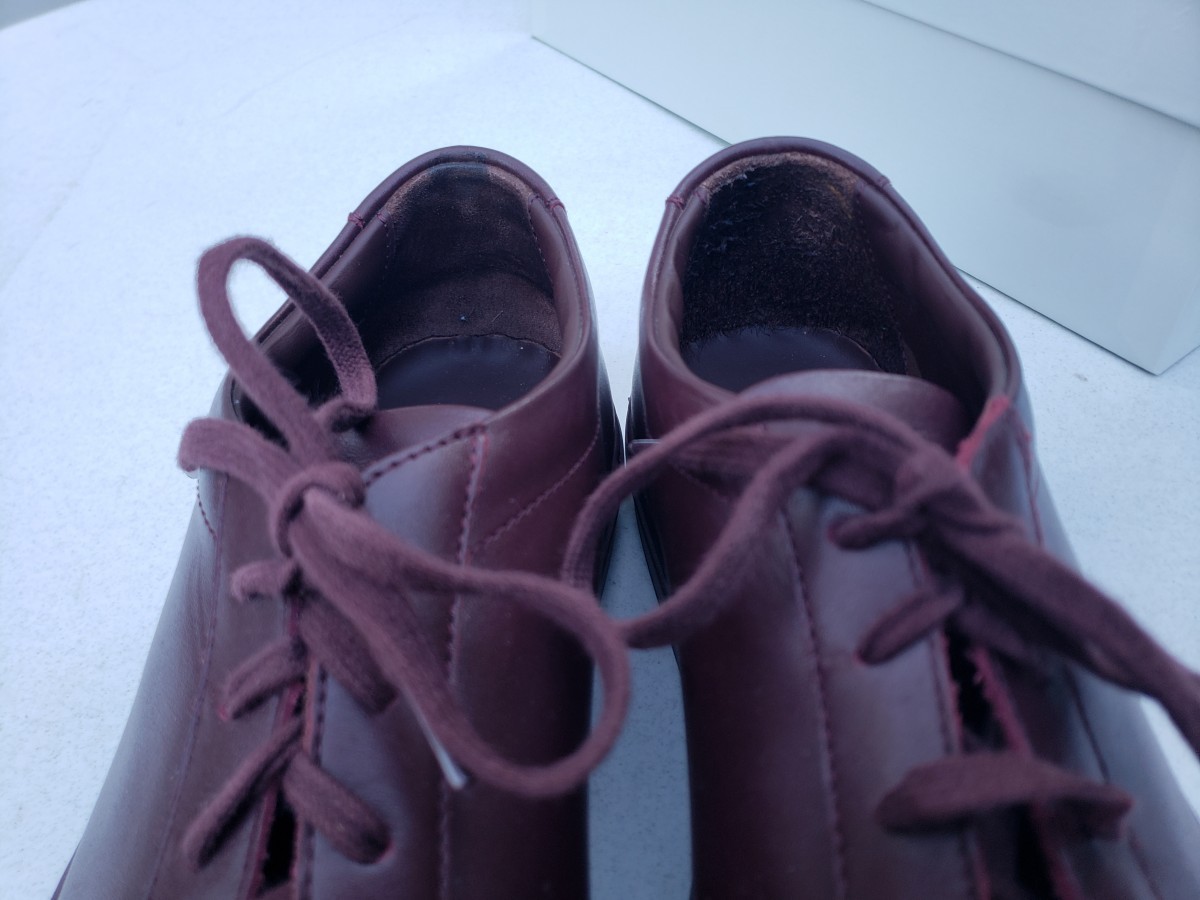 Low Bordeaux Achilles Sneakers - 5