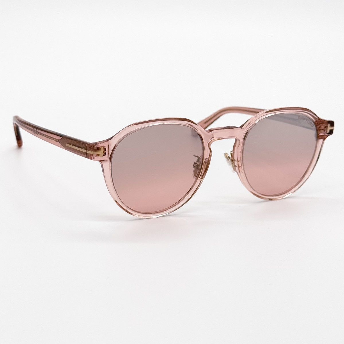 NEW TOM FORD TF974/K 74Z WOMEN PINK ROUND SUNGLASSES - 4