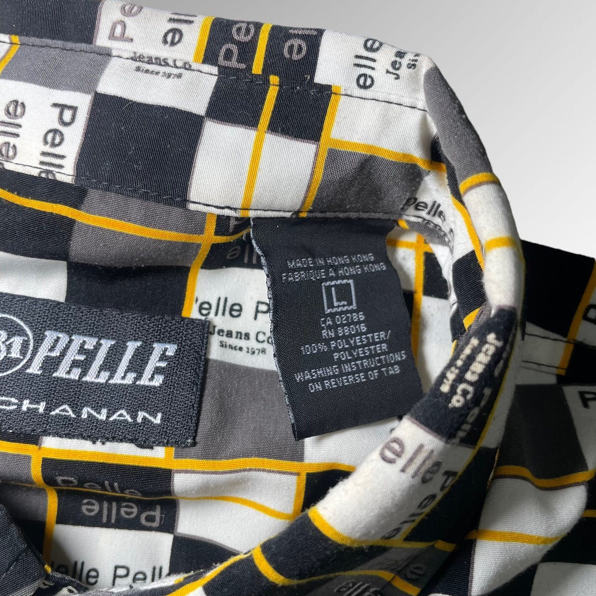 Vintage Pelle Pelle March Buchanan Checkered Shirt 🏁 - 3