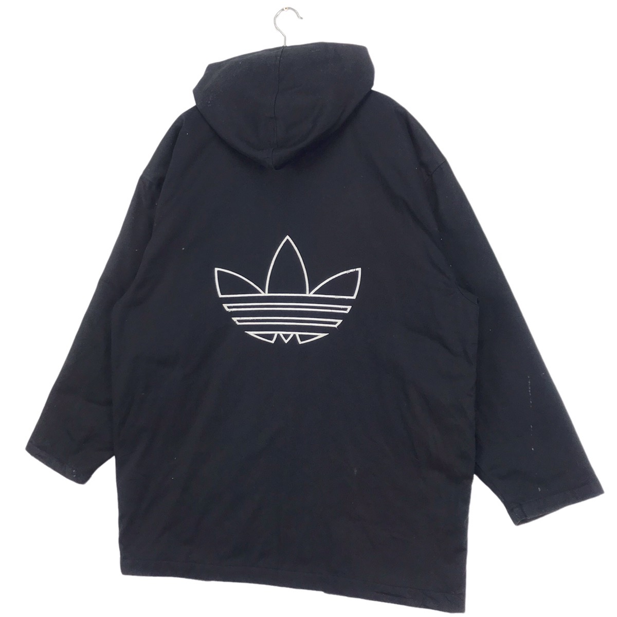 90’s Adidas Hoodie Embroidered Logo Parka Jacket - 3