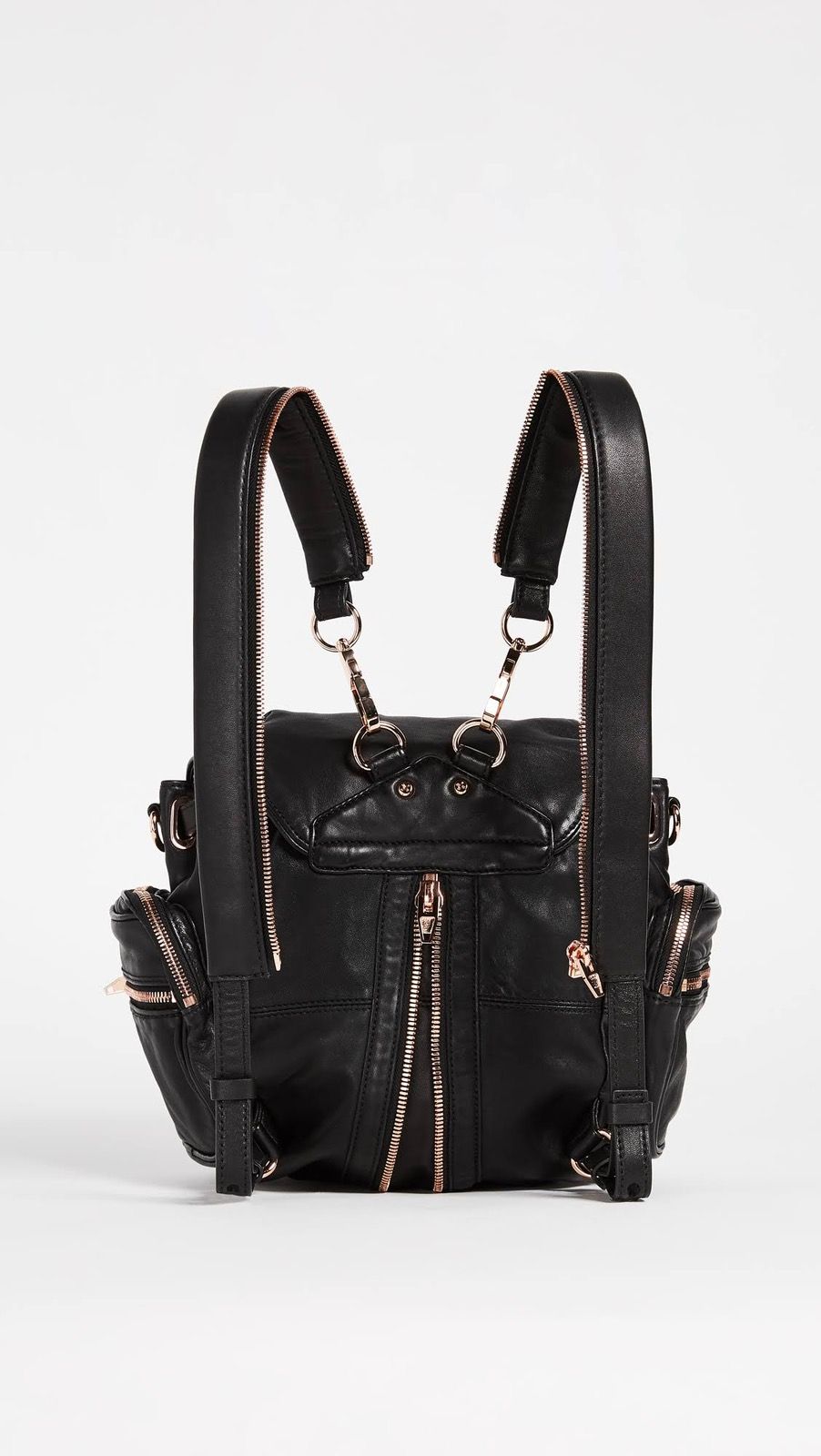 Authentic Alexander Wang Leather Backpack Shoulder Bag - 3
