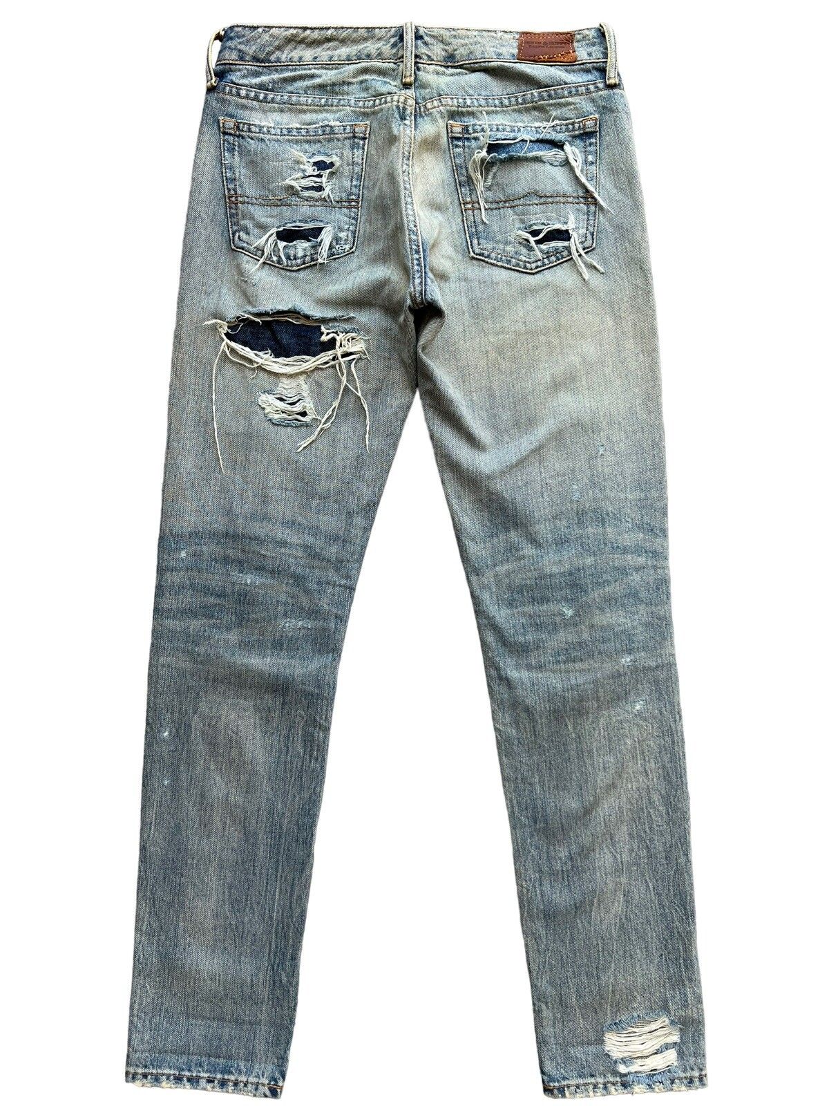 Ralph Lauren Rusty Ripped Distressed Denim Jeans 28x29 - 3