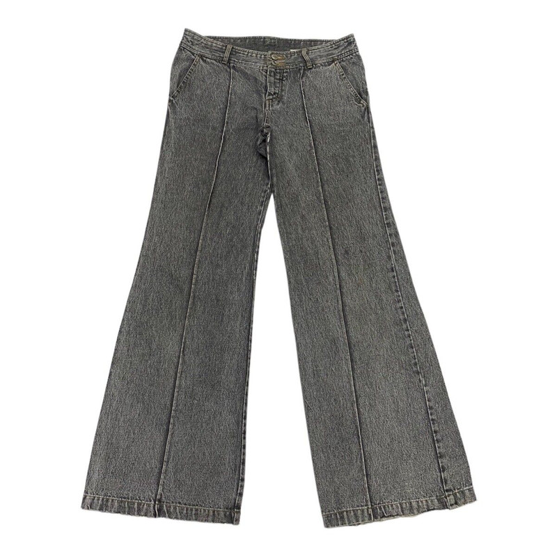 JAPANESE AVANT GARDE STYLE DENIM FLARE DISTRESSED BOOTCUT - 1