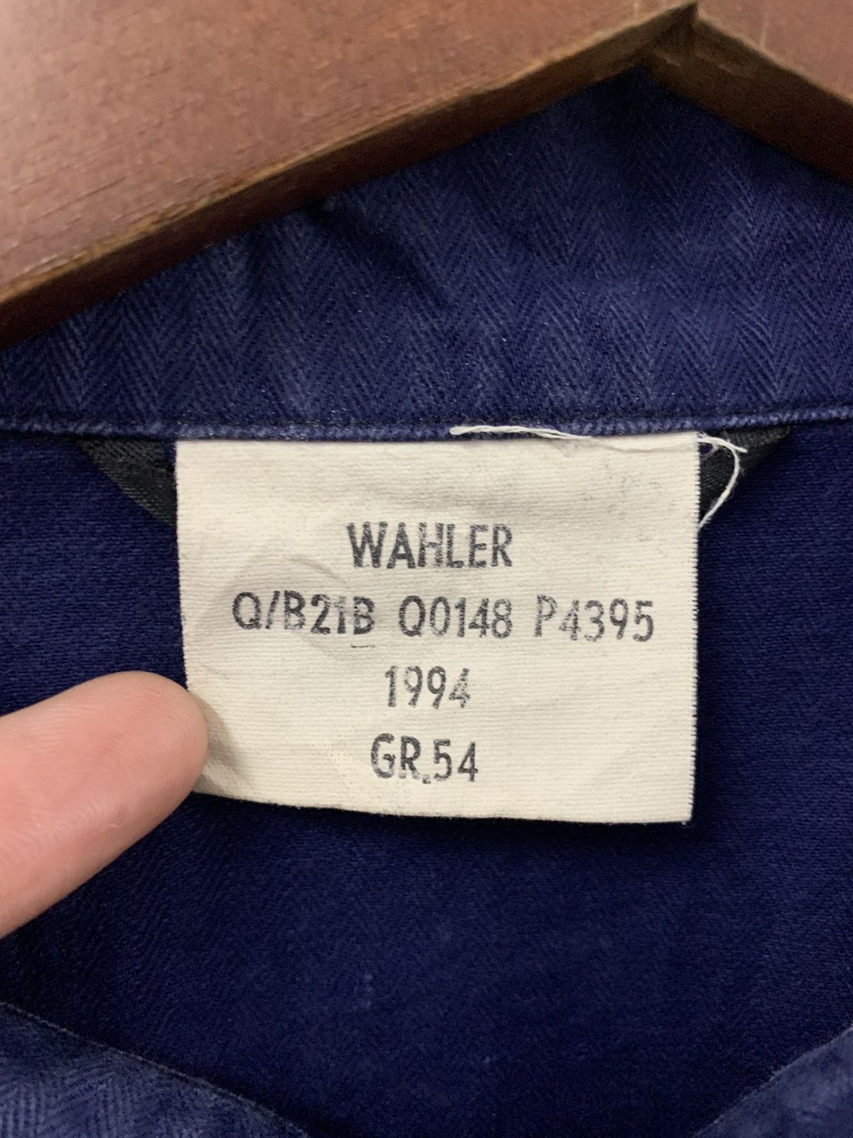 Vintage WAHLER French Workwear Jacket - 3