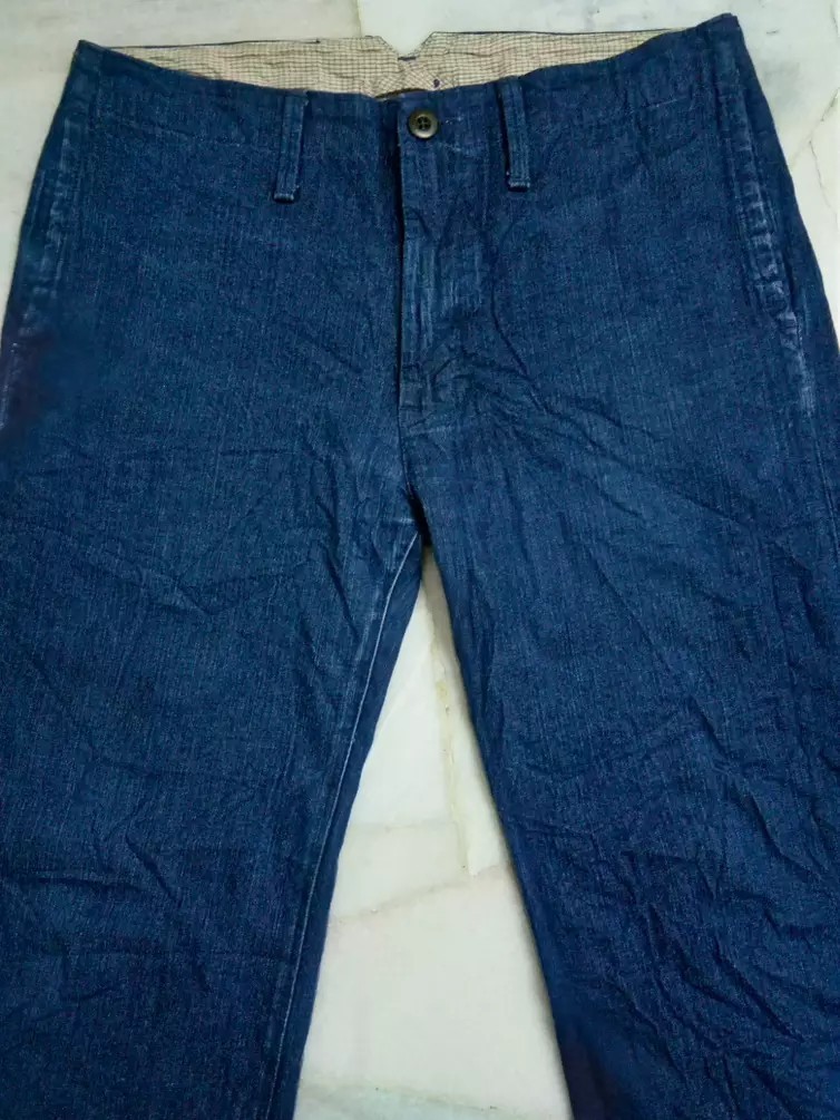 45rpm - R by 45rpm fatigue denim vintage pants - 6