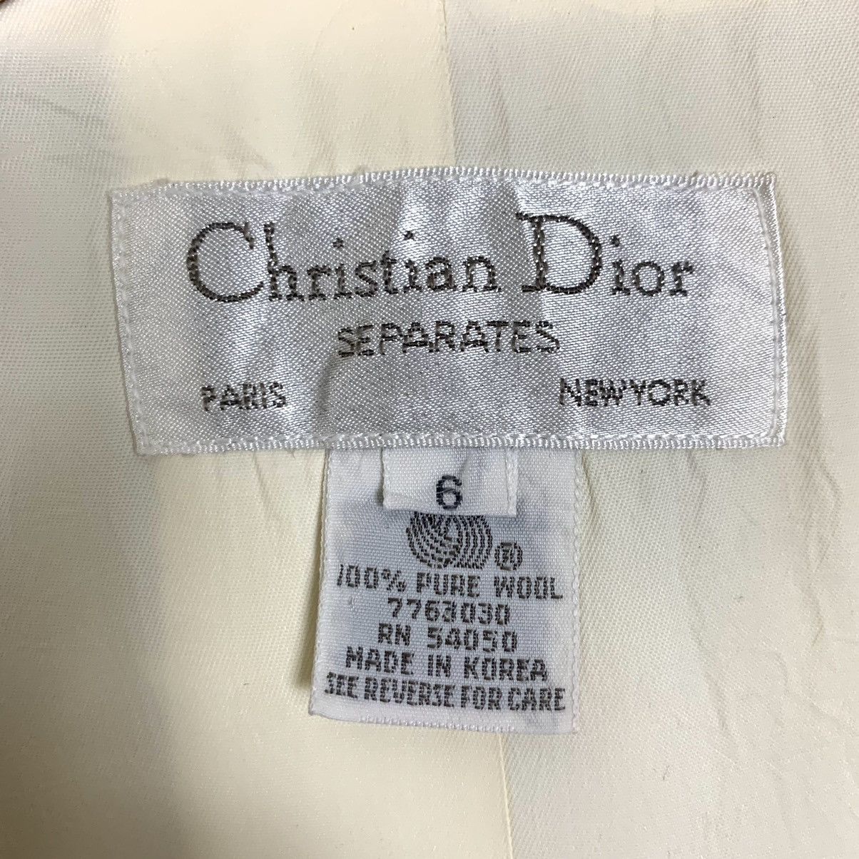 Christian Dior Separates Wool Double Breasted Blazer - 9