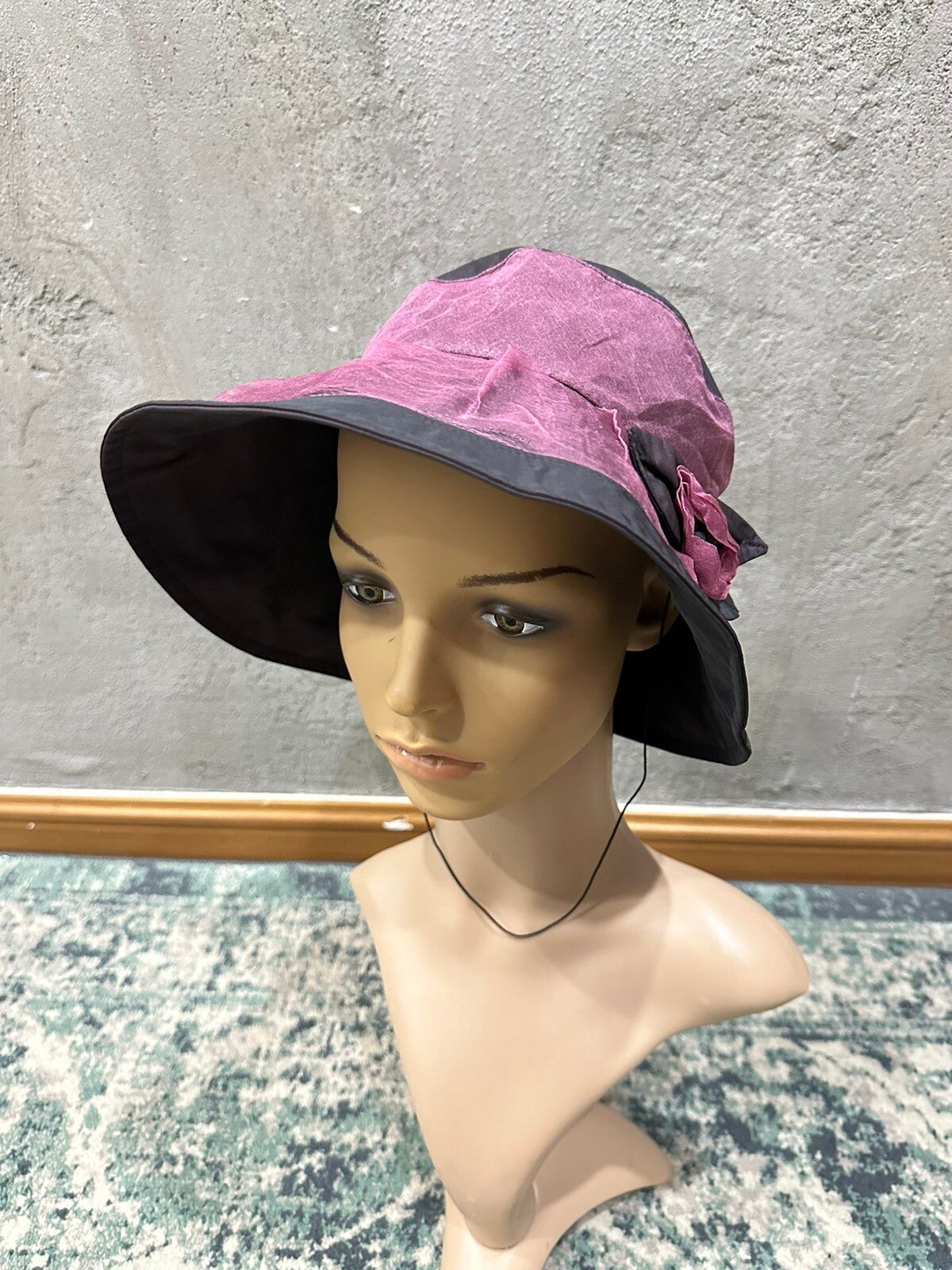 Lanvin Flower Velvet Bucket Hats - 2
