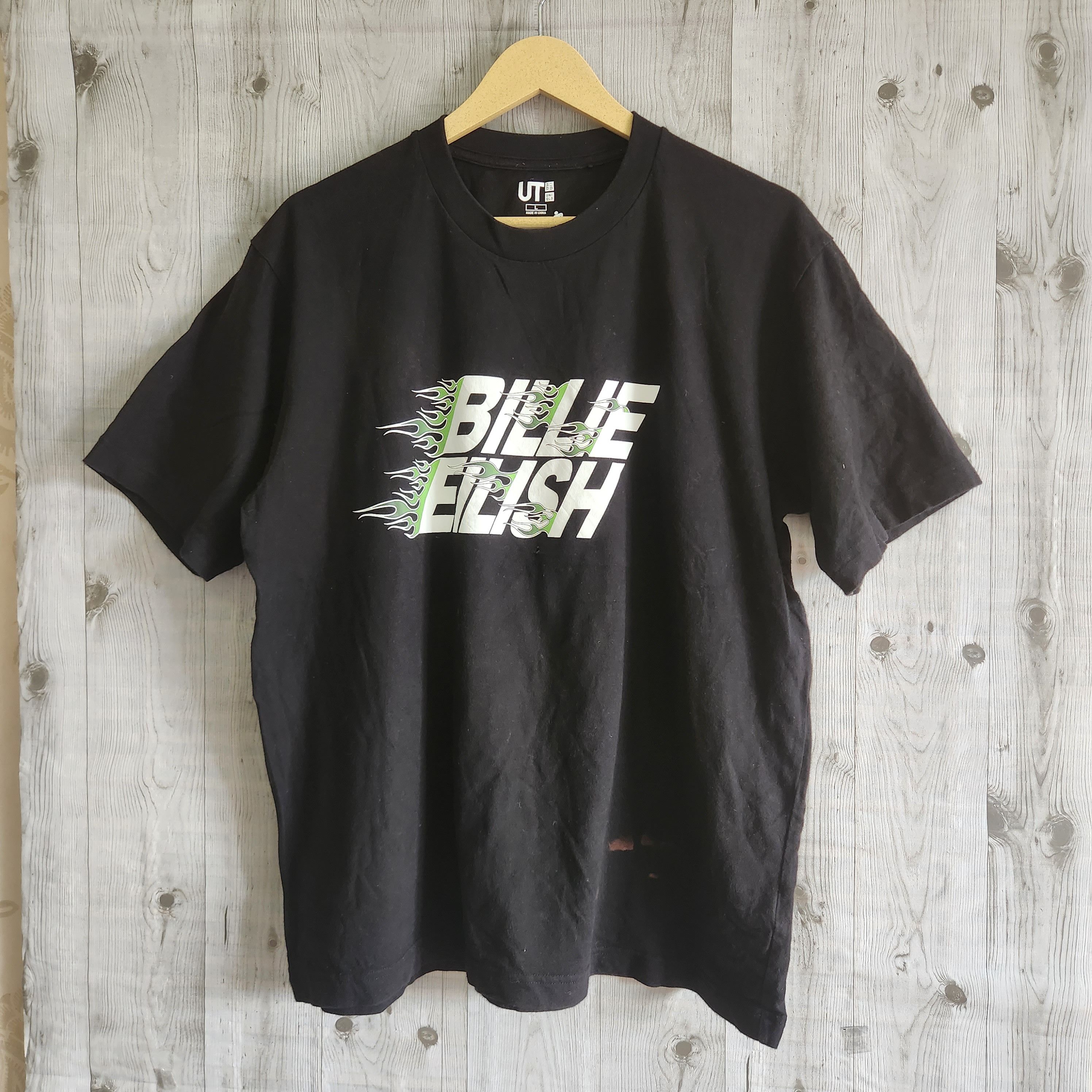 Billie Eilish X Uniqlo Black TShirt - 1