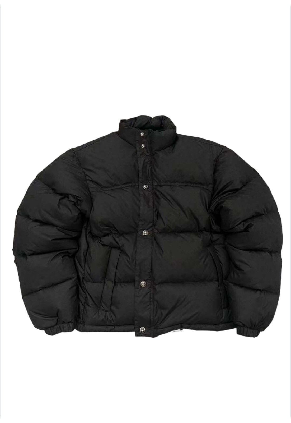 Plus cross pattern Stiff 2 puffer down jacket - 1