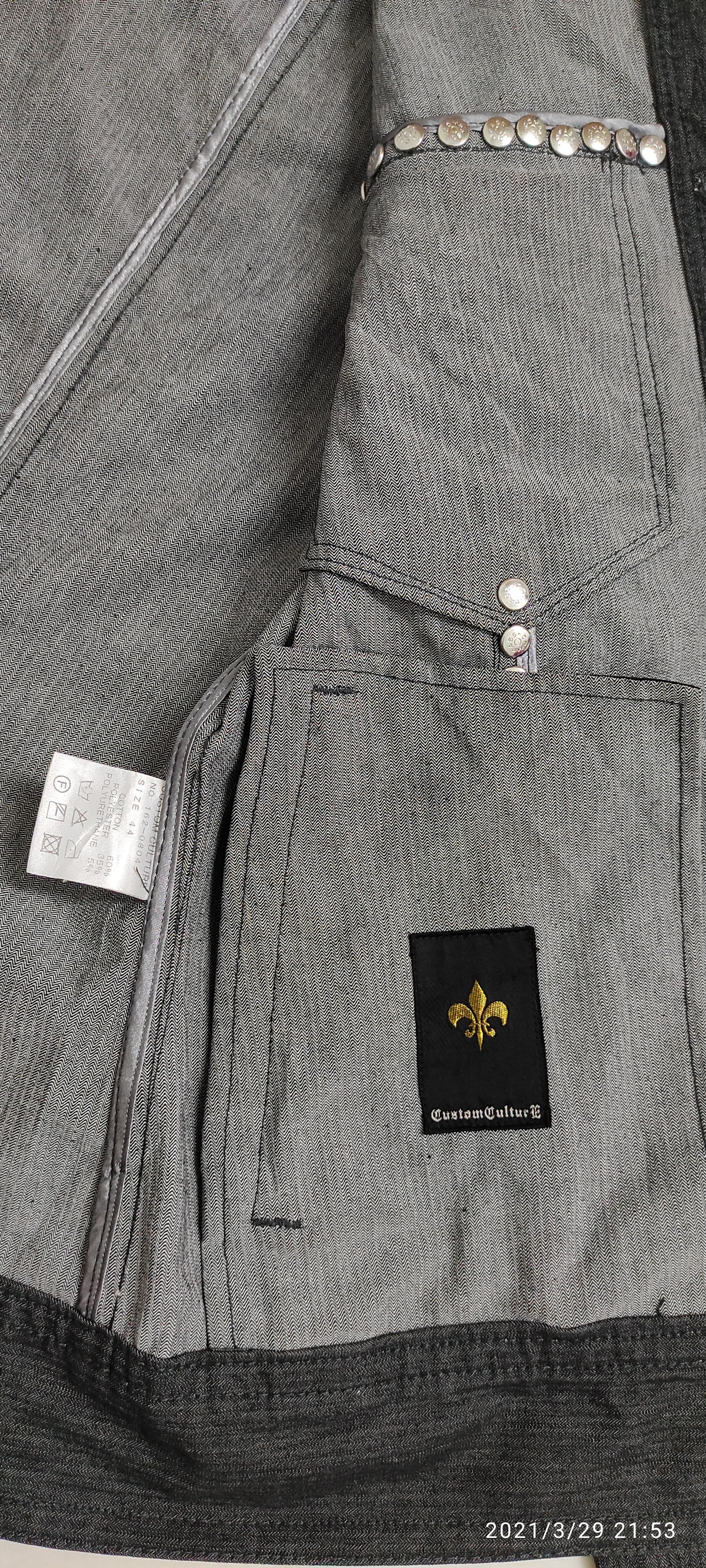 Japanese Brand - Archive Custom Culture Studs denim light Jacket - 10