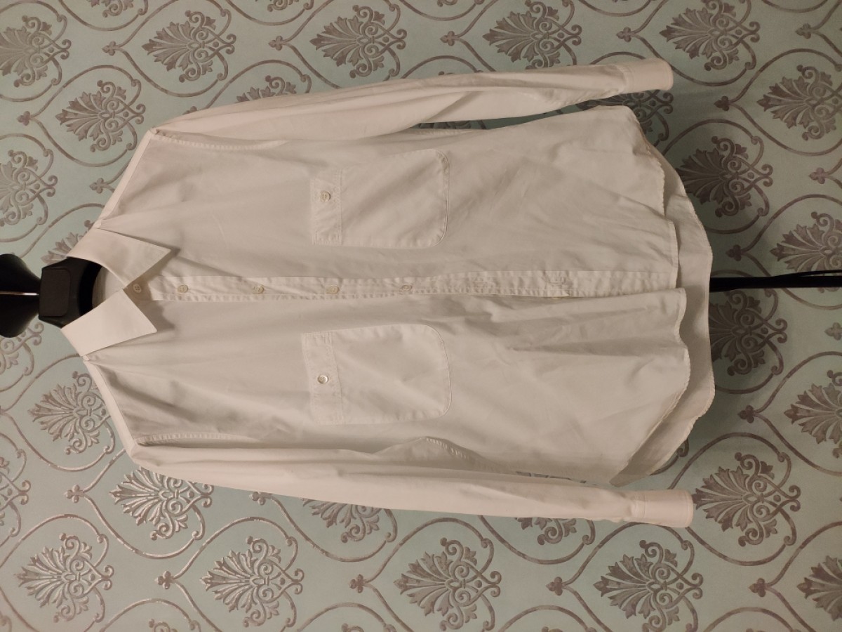 GRAIL ! ARCHIVE ! Y's white two pocket wide long shirt - 1