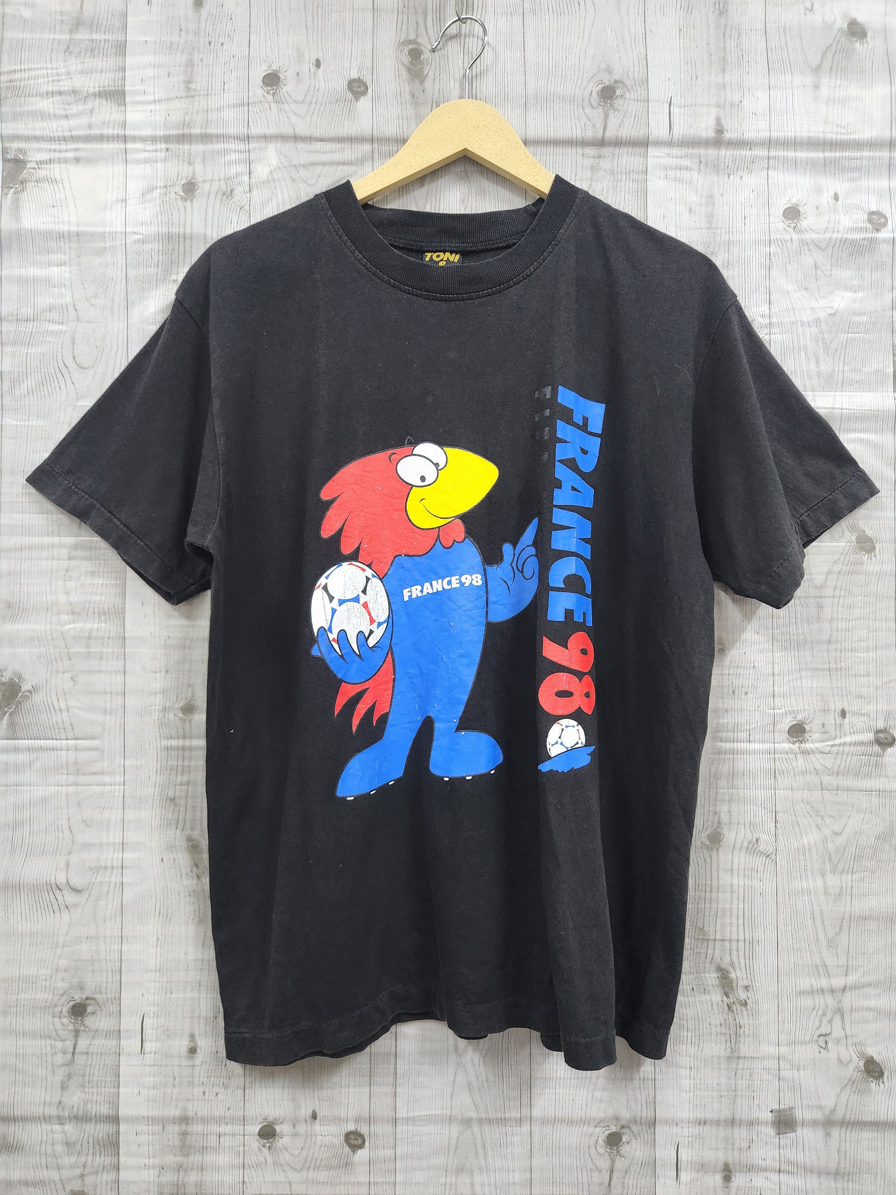 Vintage FIFA World Cup France 98 Single Stitches TShirt - 1