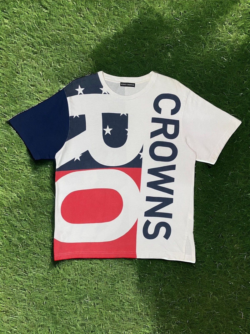 Rodeo Crown Tee Shirt Print America Flag For King Castle - 1