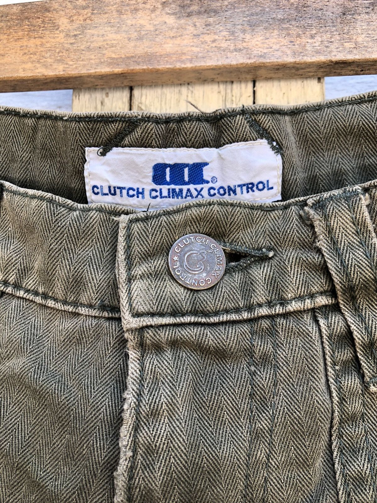 Japanese Brand - Unique Design Clutch Climax Control Back Cargo Pocket Pant - 12