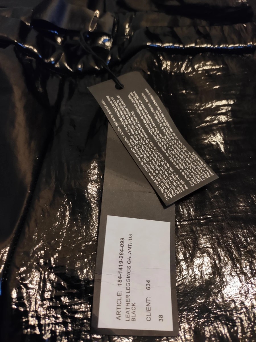 NEW! Galathus leather leggings.Like Rick Owens or Devoa - 6