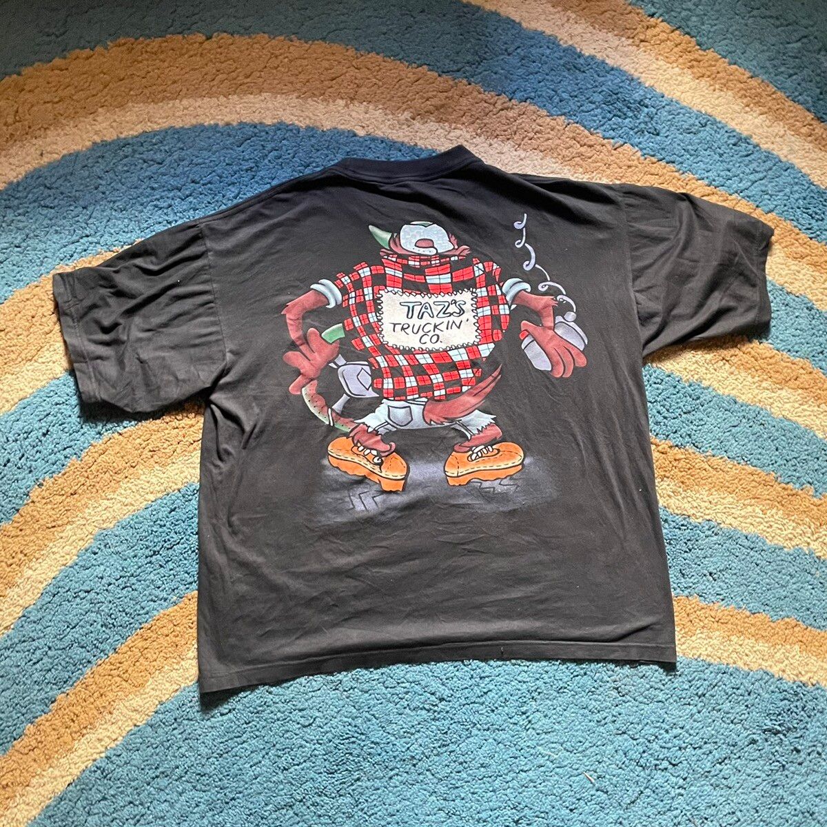 vintage 90’s TAZ’s trucking co. Tee - 4