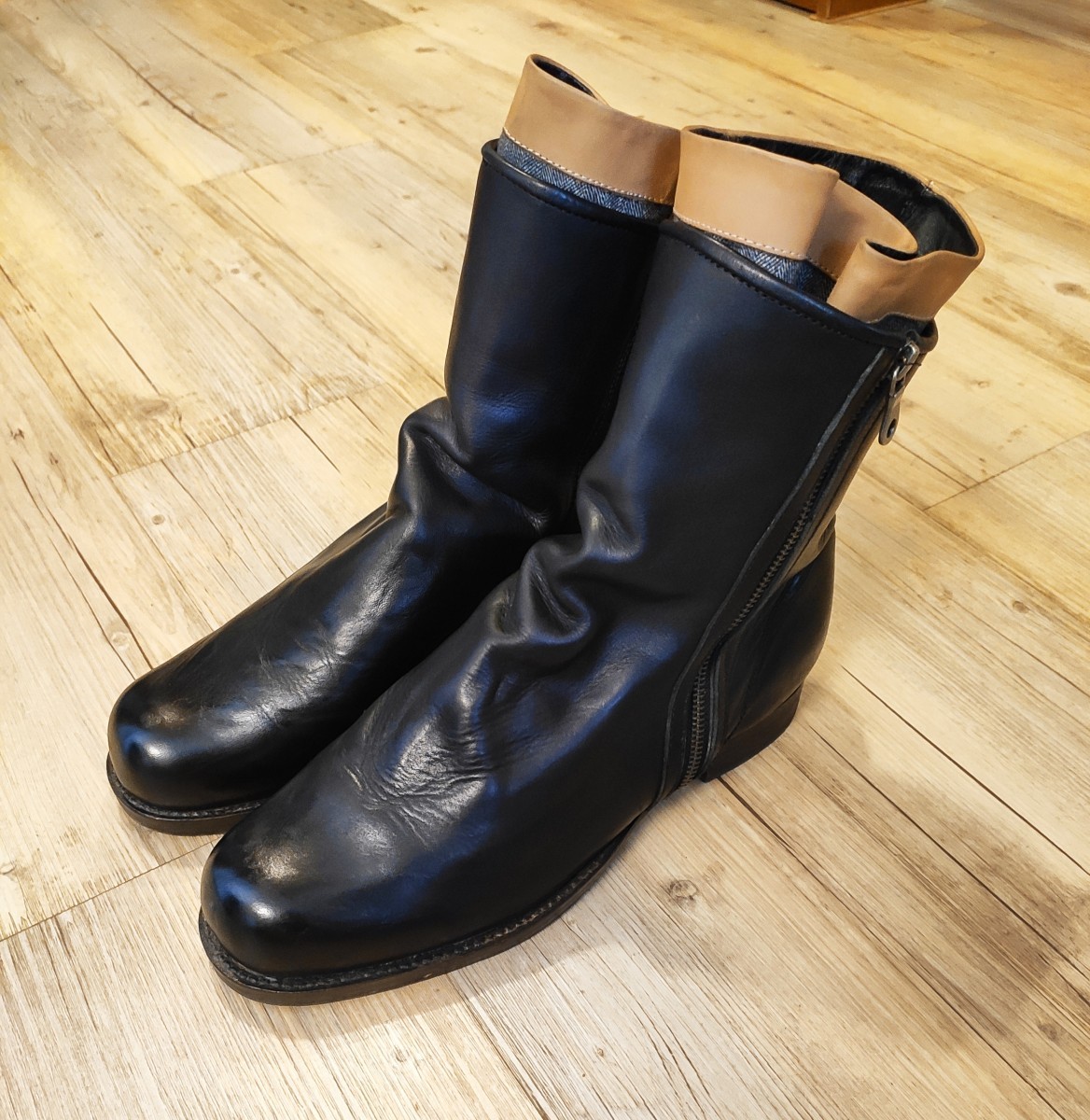 GRAIL!AW09 Distressed layered boots.Like Sacai or Guidi - 5