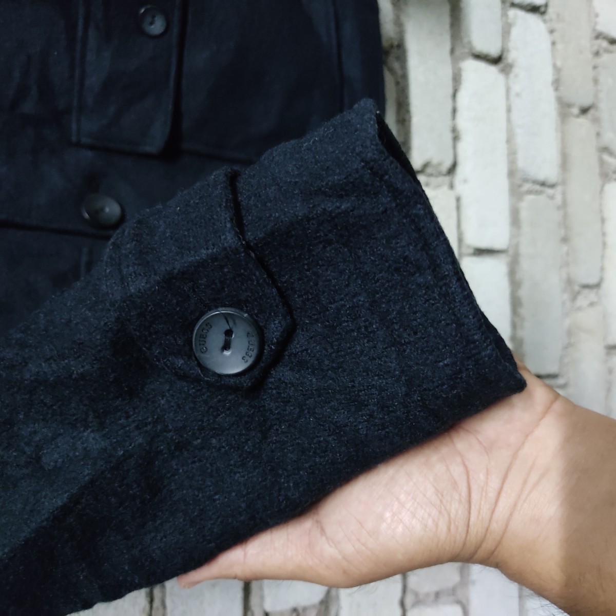 Guess - GUESS LA USA Heavy Coat Wool Multipockets Jacket - 5