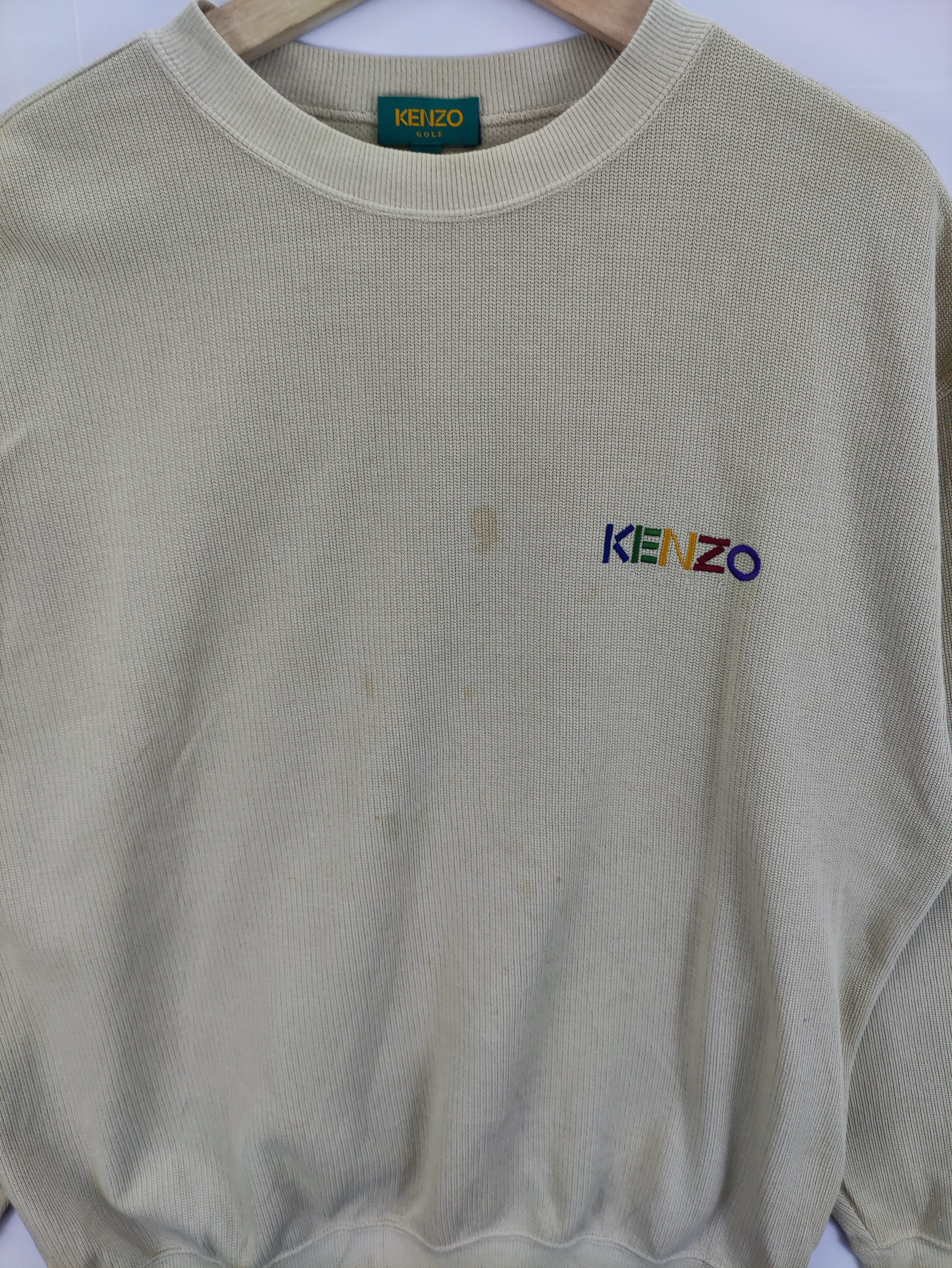 Vintage Kenzo Golf Sweatshirt Jumper Embroidered Logo - 2