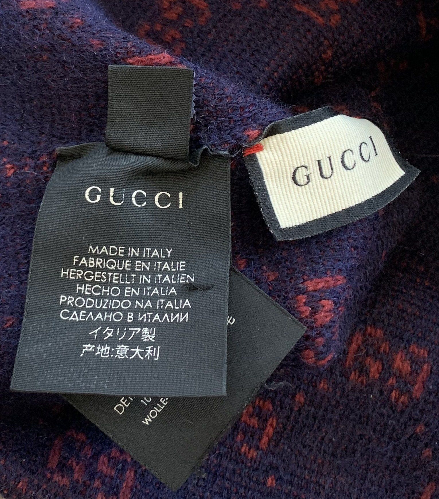 Vintage Gucci Monogram Beanie Hat - 4