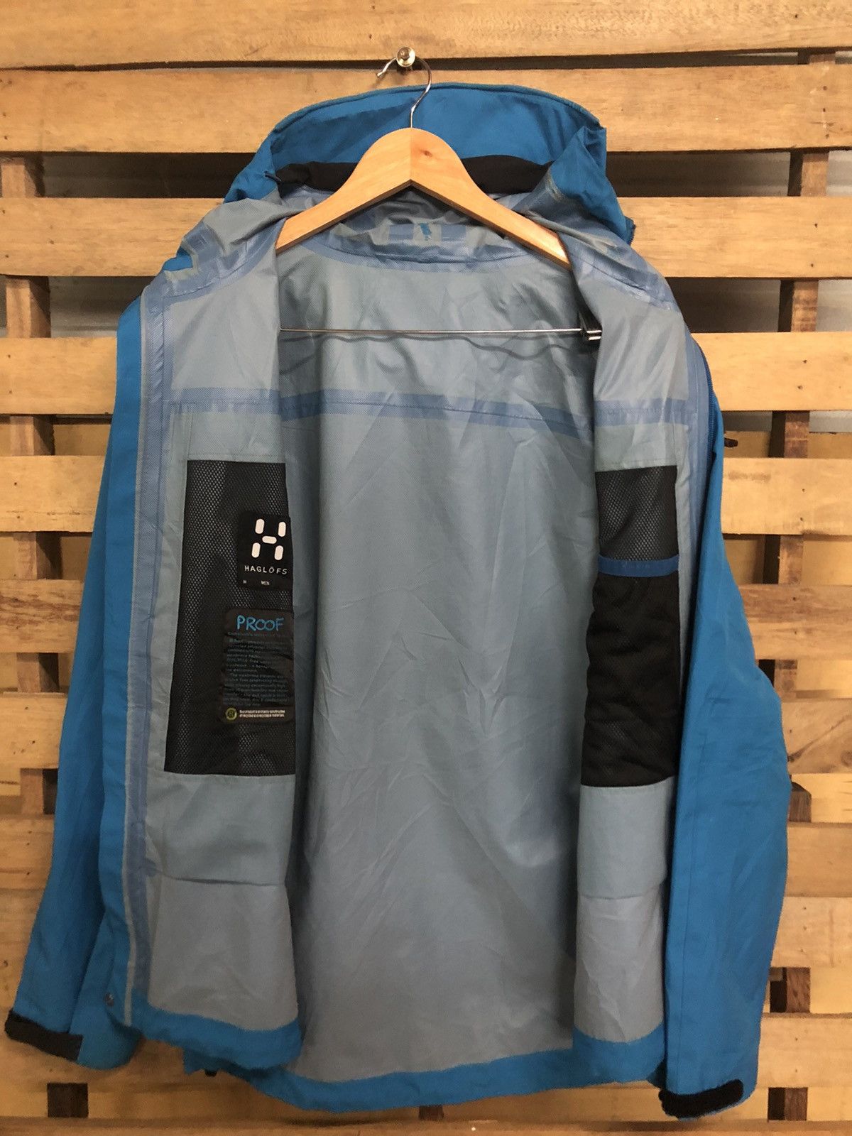 Japanese Brand - Haglofs Bara Men Waterproof Jacket Nice Colour - 11