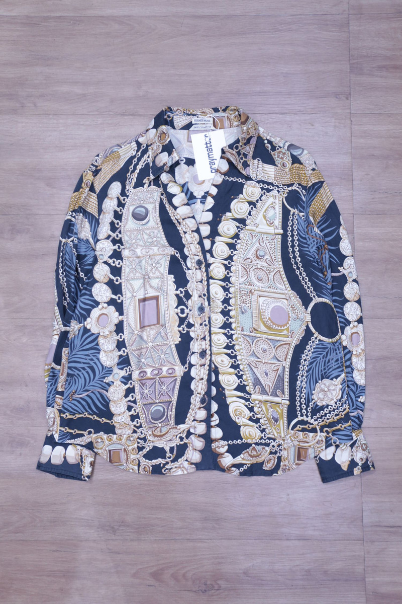 Hermes - Margiela - Terres Precieuses Scarf Shirt - 1