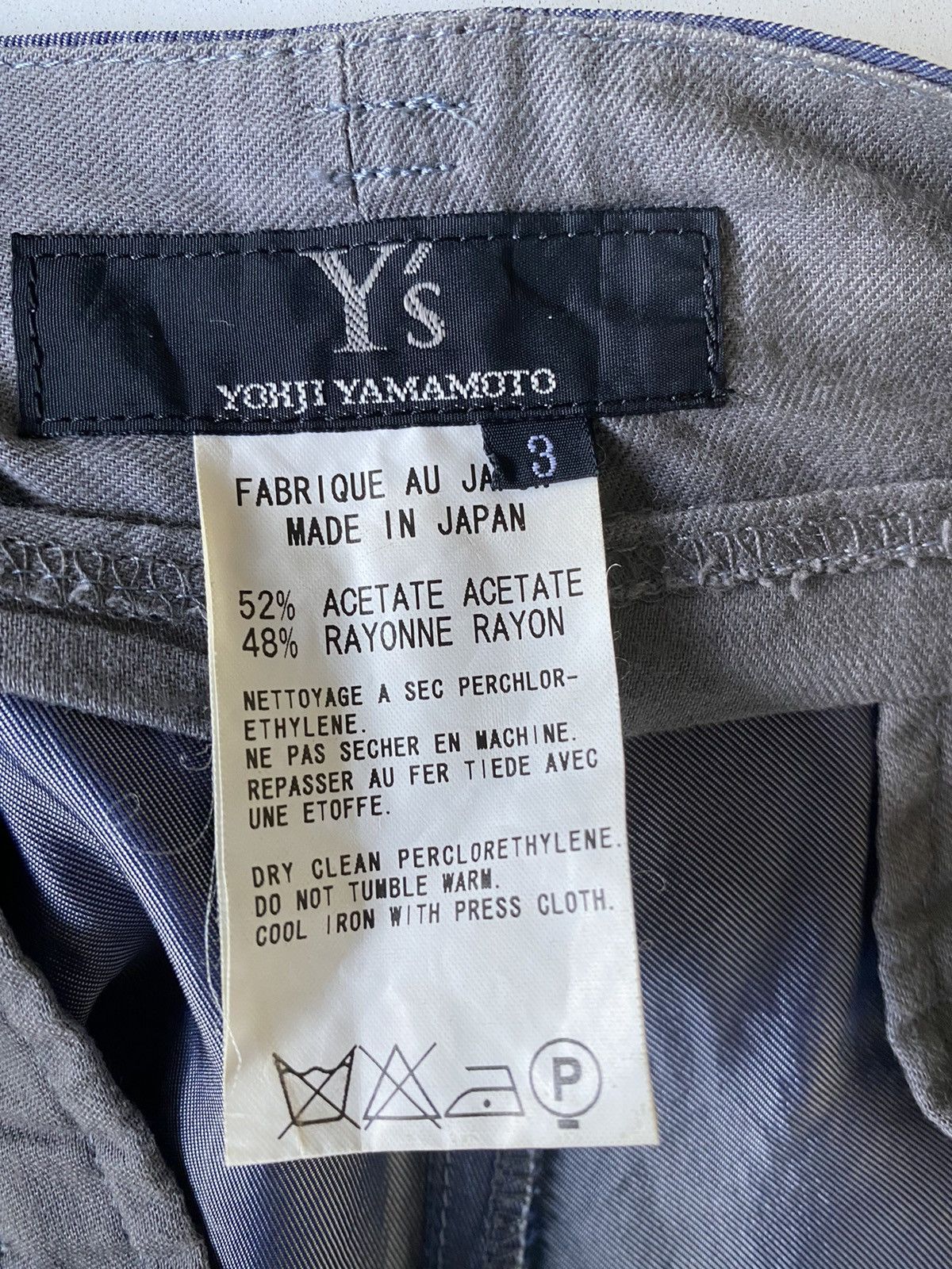 Y's Yohji Yamamoto Cropped Pants - 8