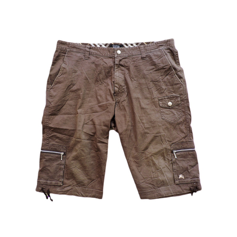 BURBERRY BLACK LABEL CARGO BROWN SHORT PANTS - 1