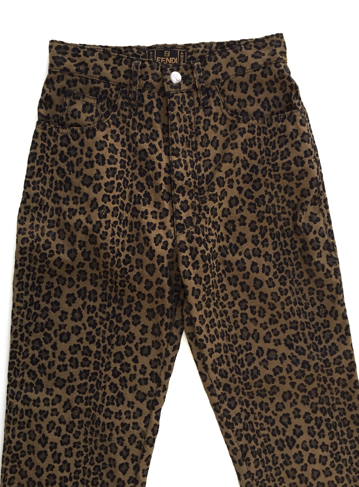 Vintage Authentic Fendi Leopard Pants - 3