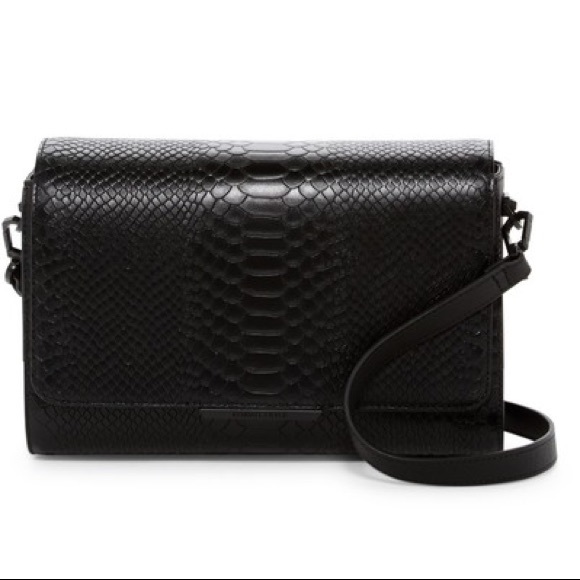 Kendall & Kylie– Bobino Snake Leather Shoulder Bag - 2