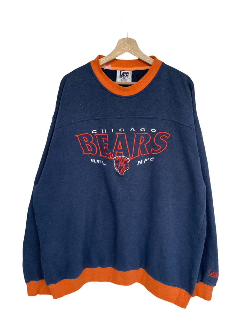 Vintage Chicago Bear Spell Out Logo Baggy Sweatshirt - 1