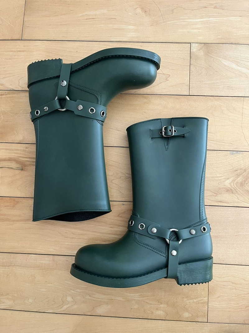 NWT - RED Valentino Engineer Rubber Boots - 1