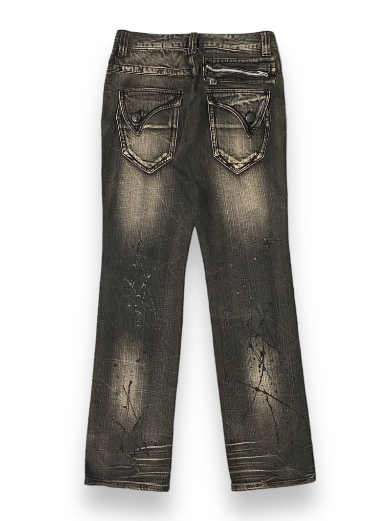 Blow by Blue Japan Made Washed Gray Splatter Painter - 1