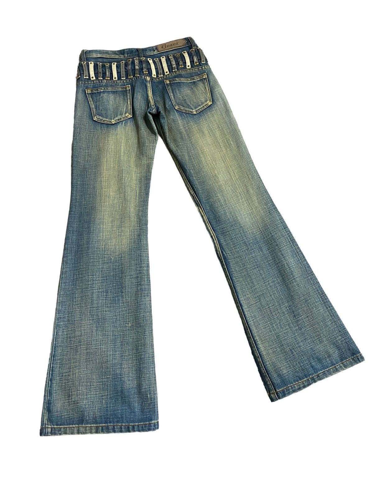 Designer - FLARED DENIM GAZOZ RUSTY DOUBLE WAIST WIDELEG BOOTCUT - 10