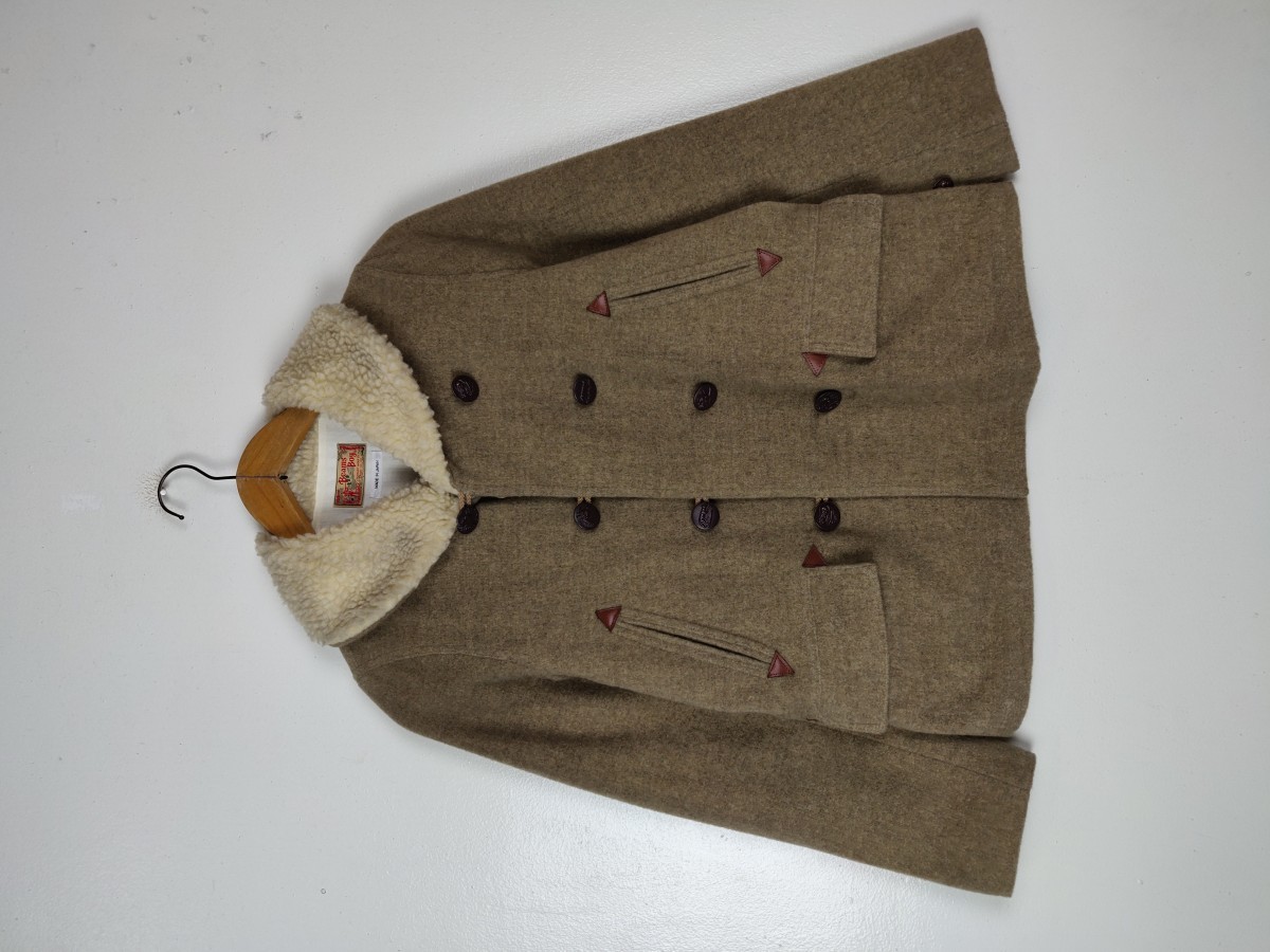 Beams Boys Japan Wool Coat Hunter Jacket - 2