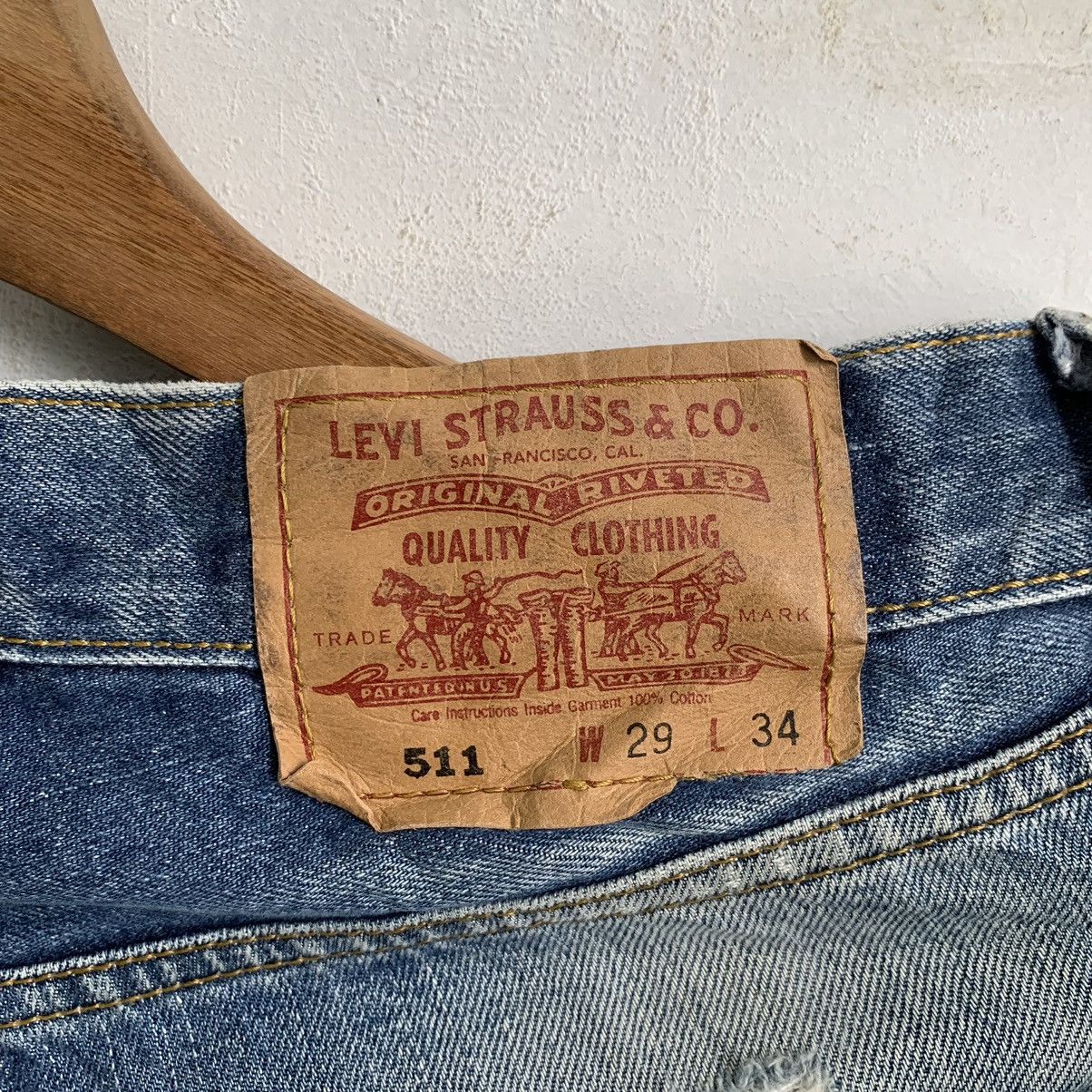 Vintage Levis Lot 511 Jeans Denim - 11