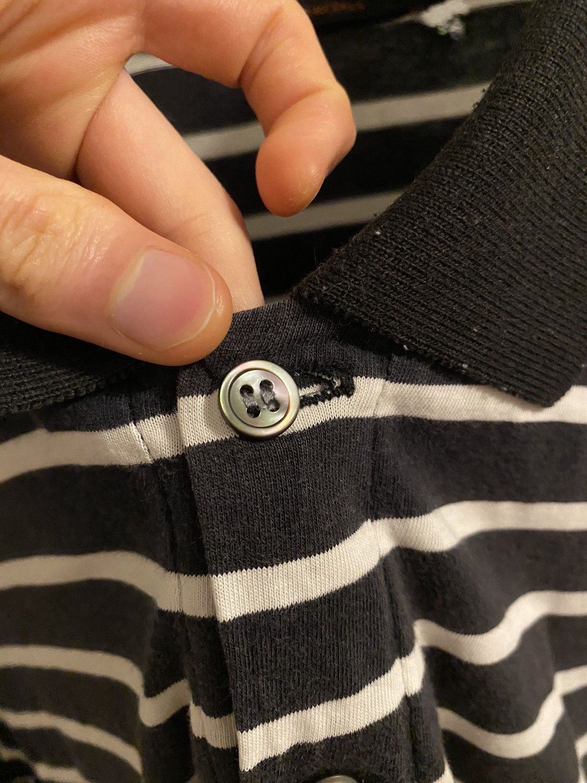 06ss reconstructed striped polo - 2