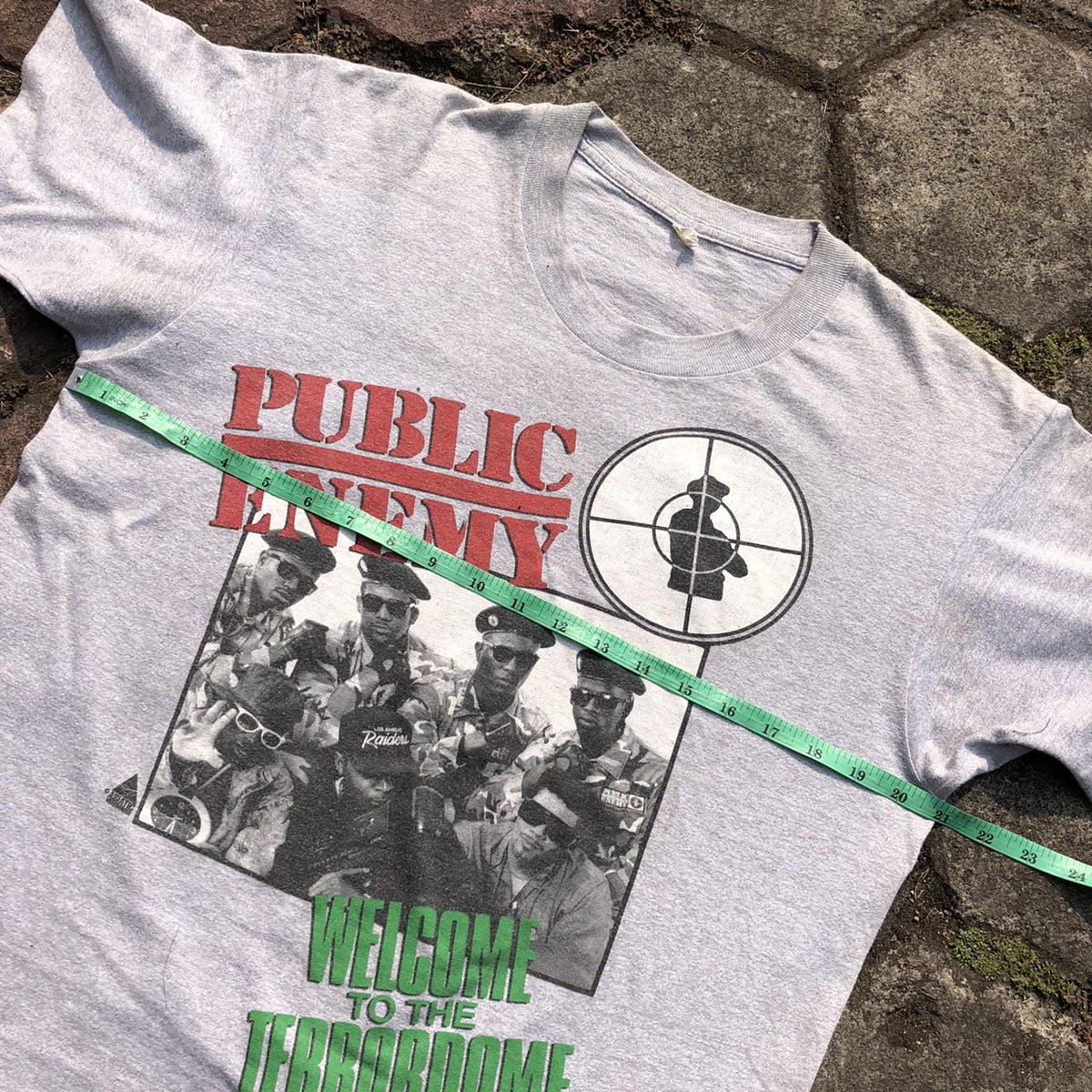 Vintage 90s Public Enemy Welcom To Terrordome Tee - 6