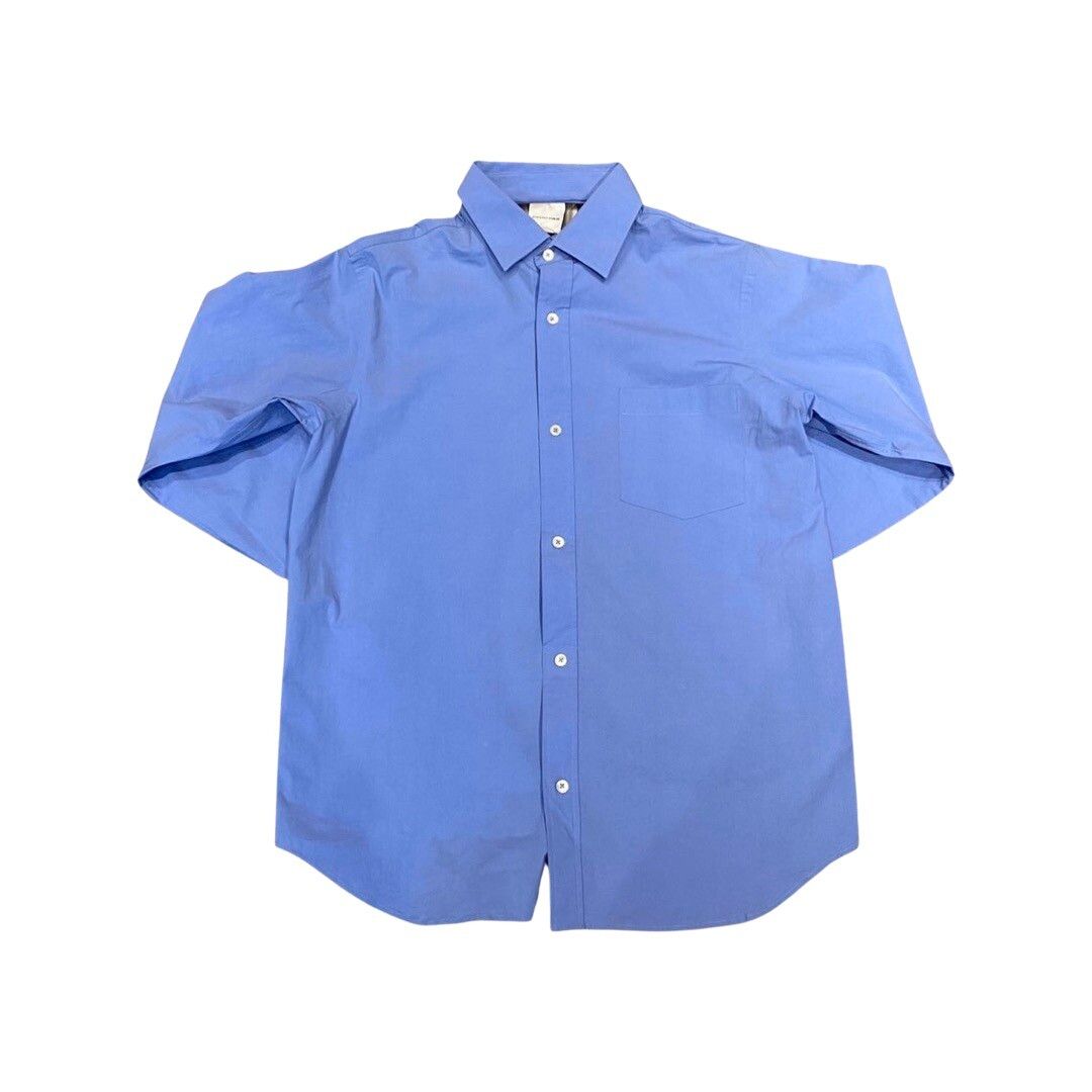 VETEMENTS double collar double sided button up shirt - 2