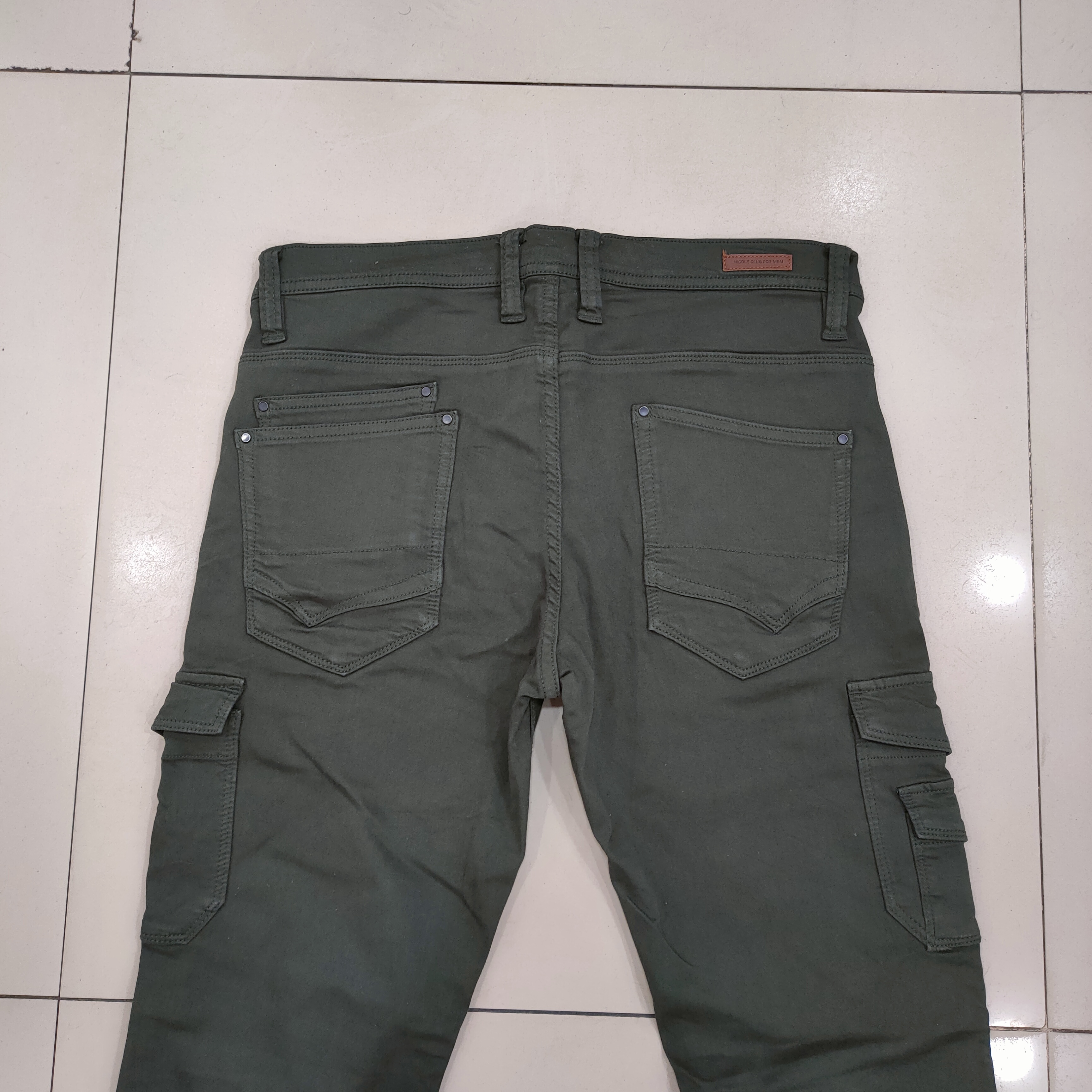 Japanese Brand - NICOLE LOWRISE MULTIPOCKET GREEN CARGO PANTS - 9