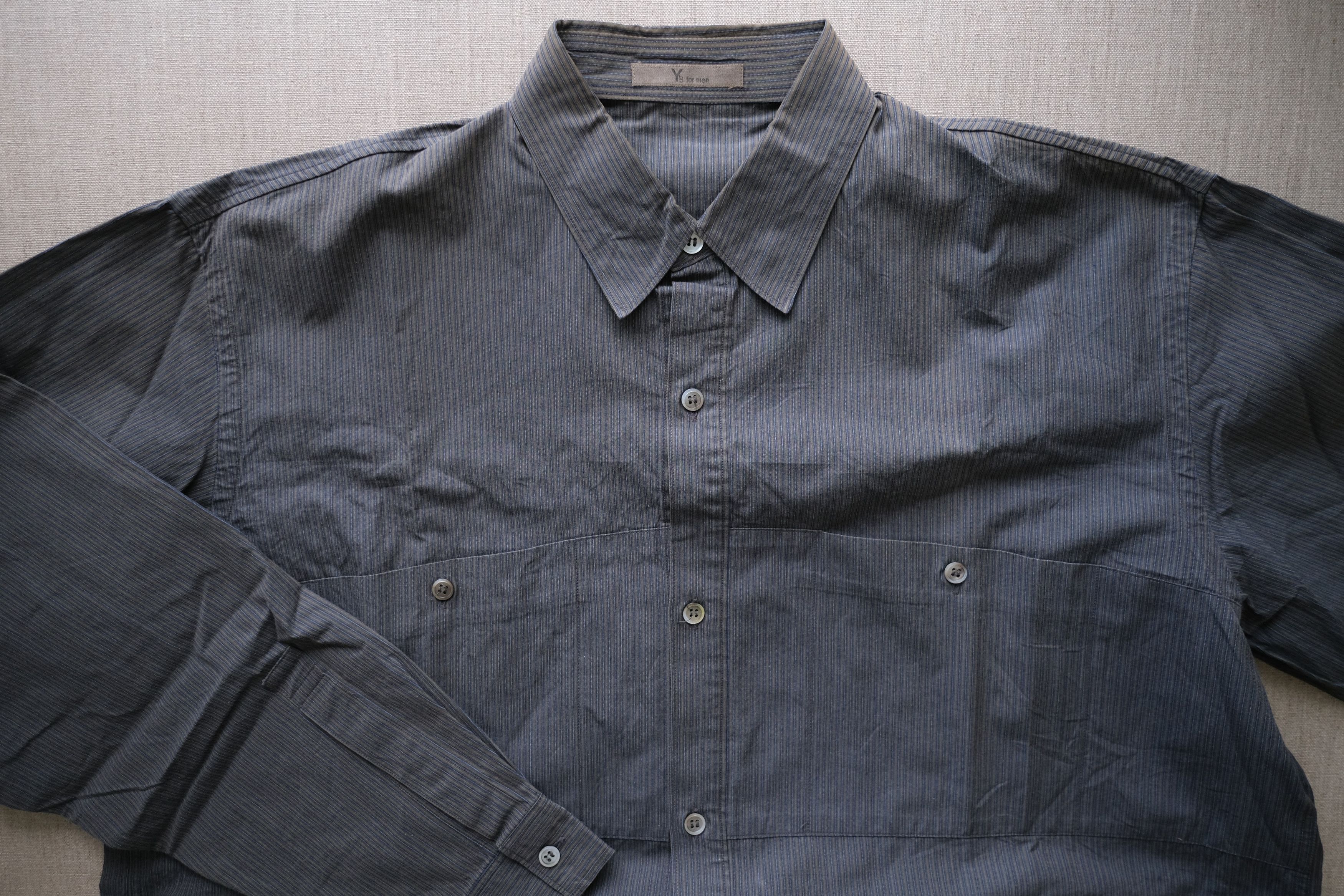 🎐 YFM Archive [1970s-80s] Pocket-Panel Docking Shirt - 2