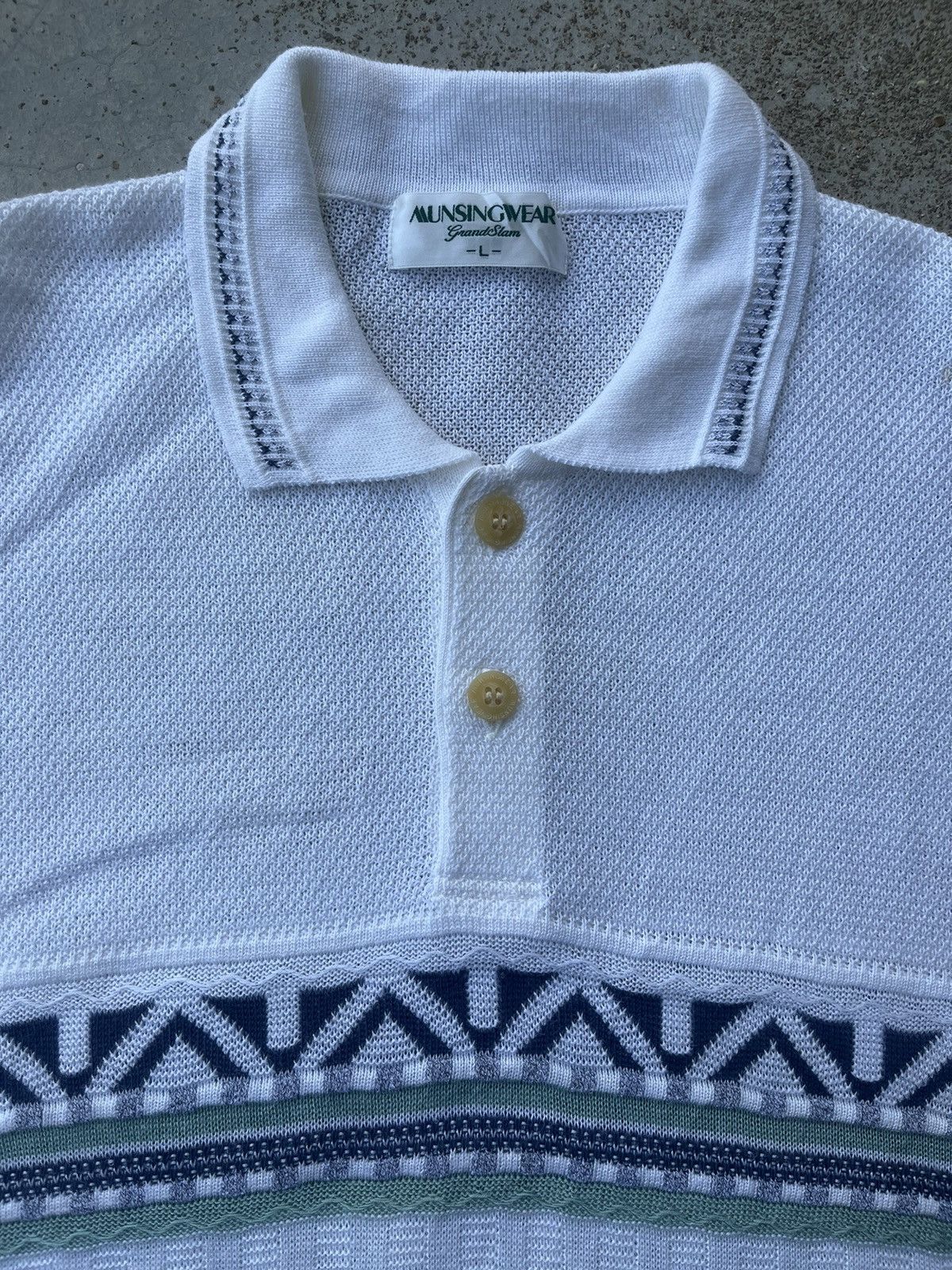 Munsingwear knitwear vintage polo button shirt japan - 2