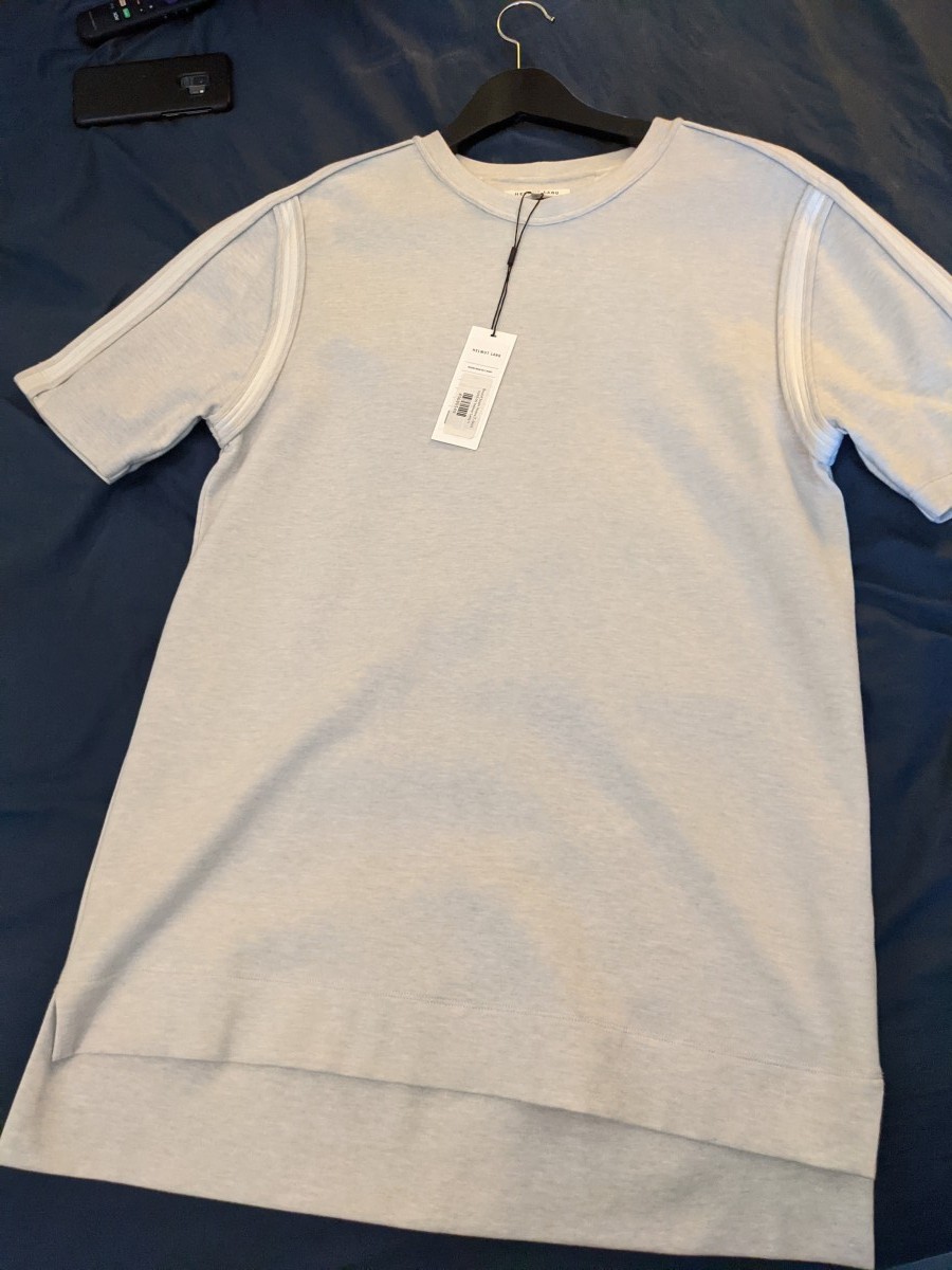Taped Seam Elongated Tee - Size S - BNWT - 1