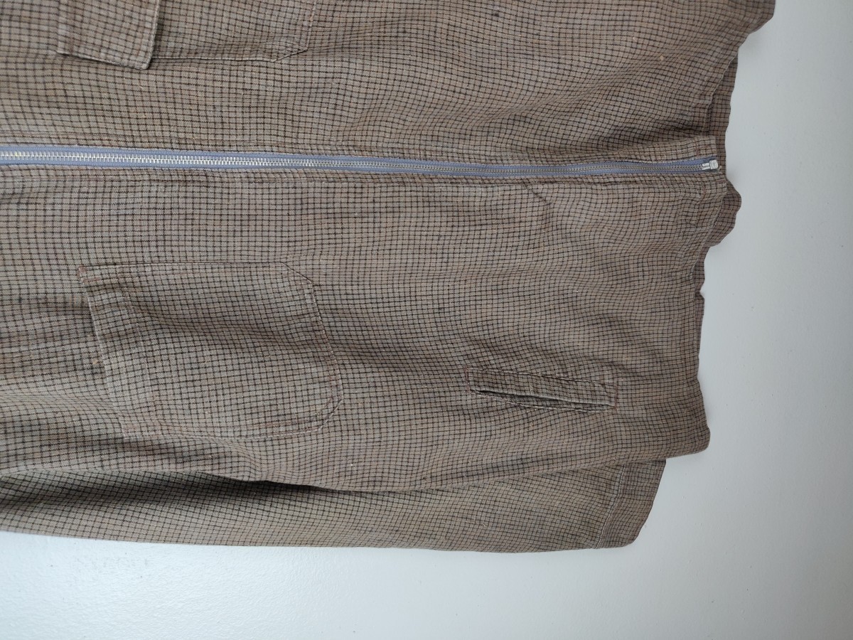 Canal New York - Studio Canal Small Checked Zipper Jacket - 6