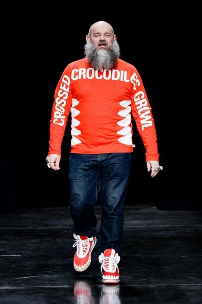 Walter Van Beirendonck - Crossed crocodiles crowl long sleeve shirt - 2