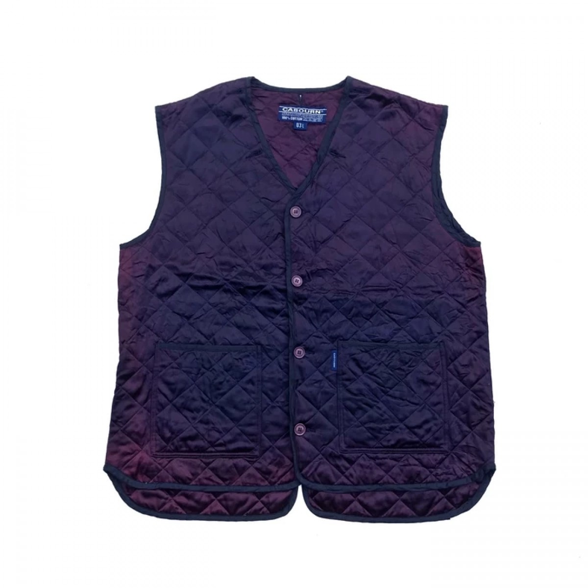 Vintage Quilted Vest - 1